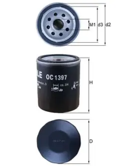 Фільтр масляний MAHLE / KNECHT OC1397