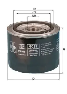 Масляний фiльтр MAHLE / KNECHT OC77