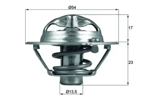 Термостат MAHLE / KNECHT TX 118 82 D