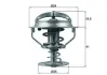 Термостат MAHLE / KNECHT TX 164 82 D (фото 1)