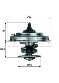 Термостат MAHLE / KNECHT TX 34 87 D