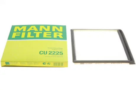 Фільтр салону CITROEN BERLINGO, BERLINGO/MINIVAN, XANTIA, XANTIA/KOMBI, XSARA, XSARA/HATCHBACK, XSARA/KOMBI PEUGEOT PARTNER, PARTNER/MINIVAN 1.1-Electric 03.93-12.15 MANN CU2225