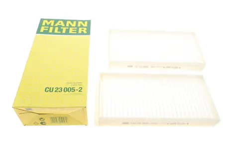 Фільтр салону BMW 2 (F44/F45/F46) 14-16/X1 (F48) 15-16/i3 (I01)/Mini Mini III 13-16 (к-кт 2 шт) MANN CU 23 005-2