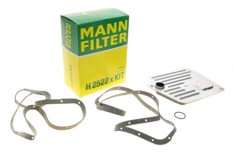 Фільтр АКПП BMW 5 (E39)/7 (E38)/X5 (E53) M52/M57/M62 94- (з прокладкою) MANN H2522XKIT