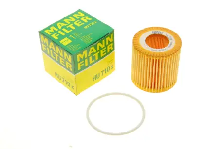 Фільтр масляний VW Fox/Polo/Seat Ibiza/Skoda Fabia/Rapid 1.2i 02- MANN HU710X