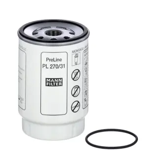 Паливний фільтр MAN TGL I, TGL II, TGM I, TGM II, TGS I, TGS II, TGX I, TGX II D0834LFL40-D3876LF12 01.04- MANN PL 270/31 z
