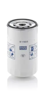 Масляний фільтр (фільтр, що вгвинчується) FORD CARGO II 7.3EcotorqCargo/9.0EcotorqCargo 06.03- MANN W 1160/5