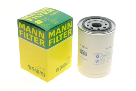 Фільтр гідравлічної системи приводу робочого обладнання MANN W 940/51