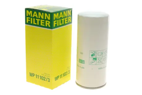 Фільтр масляний Renault Magnum 12.1 04-06/12.8 06-/Kerax/Premium 2 10.8 05- MANN WP 11 102/3