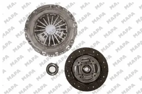 VW К-кт зчеплення D=228mm 28 зубів Audi A3,Skoda Octavia,SuperB,Caddy III,Golf V,VI,Passat,Touran 1.6/2.0TDI 03- Mapa 001228600