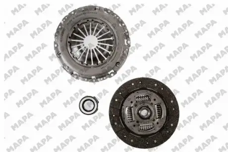 VW К-кт зчеплення 28 зубів, D=228мм Audi A3,Golf V,Passat,Skoda Octavia,Touran,Seat 1.9TDI/2.0FSI 03- Mapa 006228500