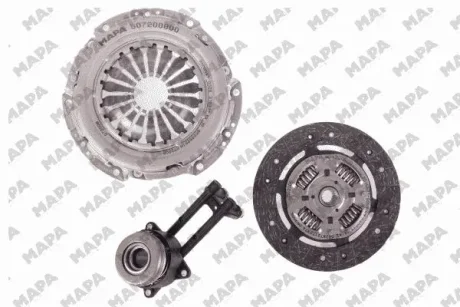 FORD К-кт зчеплення диск + корзина + підшипник Fiesta VI 1.25/1.4 08- Mapa 018200508