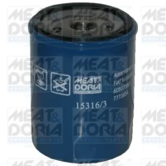 MEATDORIA FIAT Фильтр масляный Seat Ibiza Malaga 1,7D Alfa Romeo Lancia MEAT&DORIA 15316/3