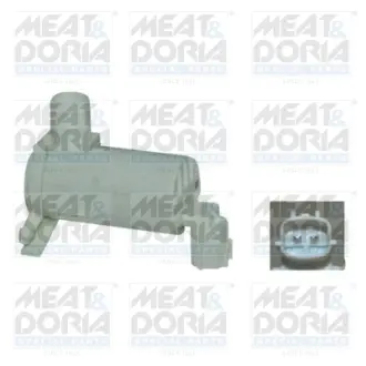 Насос склоомивача передн (12В) HYUNDAI SANTA FÉ I ISUZU D-MAX II NISSAN 370Z, CABSTAR, GT-R, NAVARA, NP300, PATROL GR V, PICK UP CAJA/CHASIS-TODO TERRENO, CERRADA 06.97- MEAT&DORIA 20153