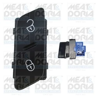 Перемикач дверей передн Лів SEAT ALHAMBRA VW CC B7, GOLF V, JETTA III, PASSAT B6, SHARAN, TIGUAN 10.03-12.22 Meat & Doria 206030