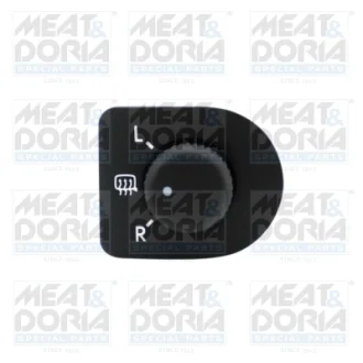 Регулятор дзеркала SKODA OCTAVIA I, OCTAVIA II 1.4-2.0D 09.96-06.13 Meat & Doria 206039