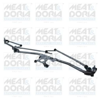 OPEL Трапеція склоочисника ZAFIRA A Мінівен (T98) 1.6 (F75) 03-05 Meat & Doria 227034
