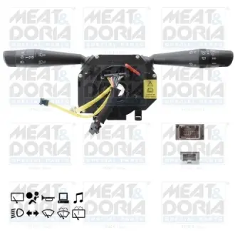 MEATDORIA FIAT Перемикач на рульовій колонці Grande Punto 05-,Punto 08- MEAT&DORIA 23001E