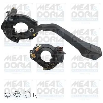Перемикач комбінов. під кермом (склоочисники) VW GOLF II, JETTA II 08.83-12.92 MEAT&DORIA 23223
