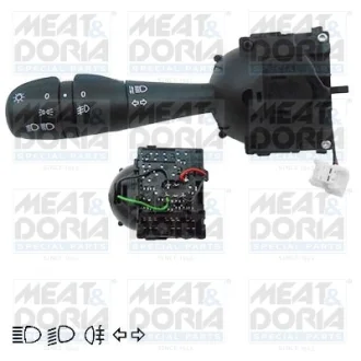 MEATDORIA RENAULT перемикач світла на рул.колонці Dokker,Duster,Logan II,Sandero OO,Captur,Clio IV,Trafic III MEAT&DORIA 23536