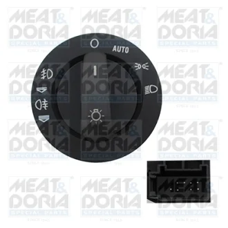 MEATDORIA AUDI Перемикач головне світла A6 Allroad C6 (4FH) 2.7 TDI quattro 08-11 MEAT&DORIA 23825