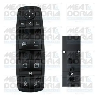 Кнопка піднімання вікна передн Лів MERCEDES A (W169), B SPORTS TOURER (W245) 1.5-Electric 09.04-06.12 MEAT&DORIA 26073
