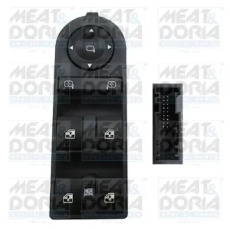 Кнопка піднімання вікна передн Лів OPEL ASTRA H, ZAFIRA B, ZAFIRA B/MINIVAN 1.2-2.2 01.04-04.15 MEAT&DORIA 26084