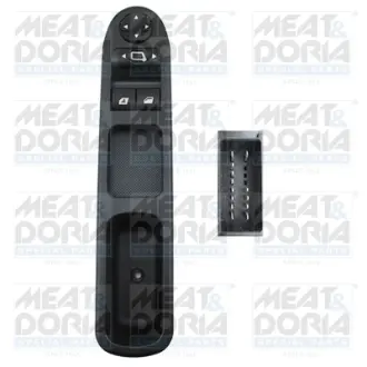 Кнопка піднімання вікна передн Лів PEUGEOT 207 1.4-1.6D 02.06-12.15 MEAT&DORIA 26095