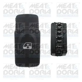 Кнопка склопідіймача Renault Kangoo 97- (6 конт.) MEAT&DORIA 26099