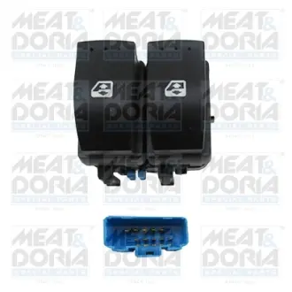 MEATDORIA Выключатель стеклоподьемника RENAULT Megane 02- MEAT&DORIA 26102