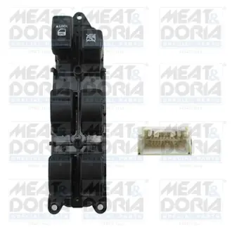 Кнопка піднімання вікна передн Лів TOYOTA LAND CRUISER PRADO 3.0D/4.0 09.02-12.10 MEAT&DORIA 26124