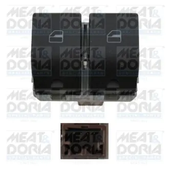 Кнопка піднімання вікна передн Лів SEAT CORDOBA, IBIZA III VW POLO, POLO IV 1.2-2.0 10.01-04.12 MEAT&DORIA 26125