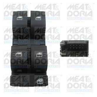 MEATDORIA AUDI Перемикач склопідйомника A4 B7 (8EC) 1.8 T 04-08, SEAT EXEO (3R2) 1.8 TSI 10-13 Meat & Doria 26155