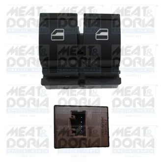 Кнопка склопідіймача (L) Skoda Fabia/Octavia 03-14 MEAT&DORIA 26158