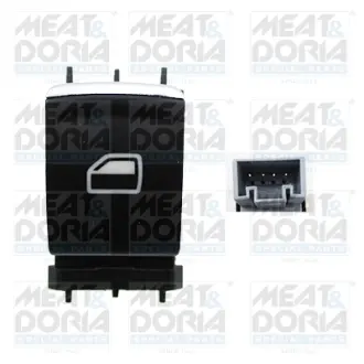 Кнопка піднімання вікна передн Прав VW GOLF SPORTSVAN VII, GOLF VII 1.0-Electric 08.12-03.21 MEAT&DORIA 26163