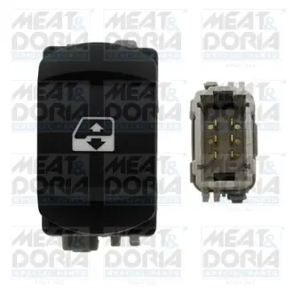 Кнопка піднімання вікна передн Прав RENAULT LAGUNA II, MEGANE II 1.4-2.0D 03.01- MEAT&DORIA 26181