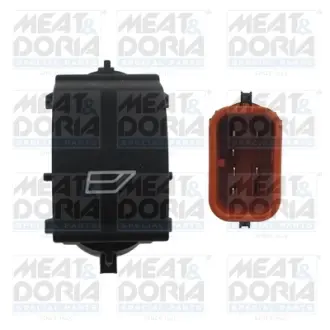 Кнопка піднімання вікна передн Прав FORD C-MAX II, FOCUS III, GRAND C-MAX, TOURNEO CONNECT V408 NADWOZIE WIELKO, TRANSIT CONNECT, TRANSIT CONNECT V408/MINIVAN 1.0-Electric 04.10- MEAT&DORIA 26187