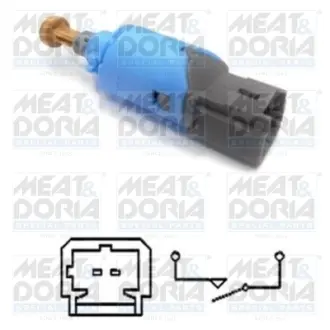 Датчик педалі зчеплення Opel Movano B 2.3CDTi/Renault Kangoo 1.5/1.6DCi 08- (2 конт.) MEAT&DORIA 35082
