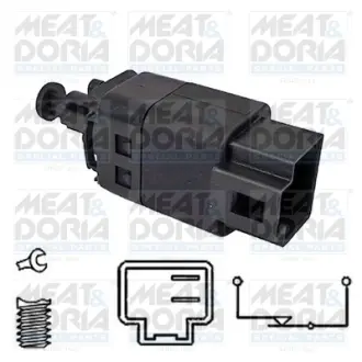 MEATDORIA CHEVROLET Выключатель STOP-сигналов Aveo 06-, Lacetti 05-, Matiz 05-, Tacuma 00-. MEAT&DORIA 35100