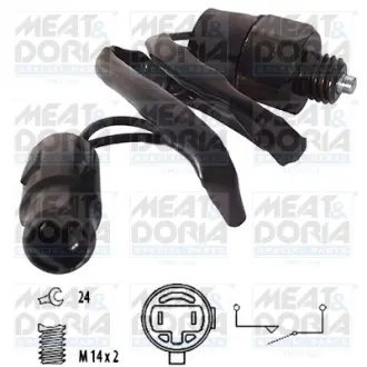 Вимикач світла задній хід KIA AVELLA, K2700, PREGIO, PRIDE, RETONA, SPORTAGE 01.90- MEAT&DORIA 36036
