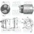 Соленоїд стартера (12В) NISSAN KUBISTAR RENAULT CLIO I, CLIO II, CLIO II/HATCHBACK, CLIO III, KANGOO, KANGOO EXPRESS, MODUS, THALIA I, TWINGO I, TWINGO II 1.2-1.5D 01.96- MEAT&DORIA 46160 (фото 1)
