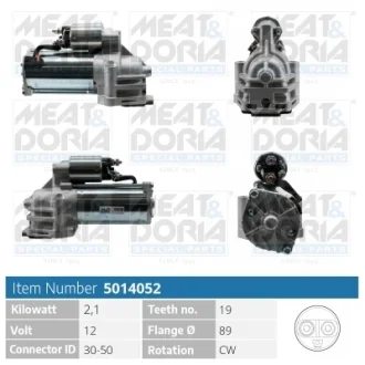 FORD стартер Mondeo,Transit 00 Meat & Doria 5014052