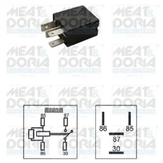 Реле (12V, 20A) MERCEDES A (W176), B SPORTS TOURER (W245), B SPORTS TOURER (W246, W242), C (W204), CLA (C117), CLA SHOOTING BRAKE (X117), CLS (C218), CLS SHOOTING BRAKE (X218), E (A207) 09.91- MEAT&DORIA 73232001