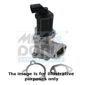Клапан EGR FIAT 500, DOBLO, DOBLO/MINIVAN, GRANDE PUNTO, IDEA, PANDA, PANDA/HATCHBACK, PUNTO, PUNTO/HATCHBACK FORD KA LANCIA MUSA, YPSILON NISSAN PRIMASTAR OPEL AGILA 1.3D/2.0D/2.3D 06.03- MEAT&DORIA 88043E