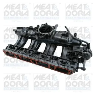 Впускний колектор AUDI A3, TT SEAT ALHAMBRA, ALTEA, ALTEA XL, LEON SKODA OCTAVIA II, SUPERB II, YETI VW BEETLE, CC B7, EOS, GOLF VI, JETTA III, JETTA IV, PASSAT ALLTRACK B7 1.8/2.0 09.04-07.18 MEAT&DORIA 89452