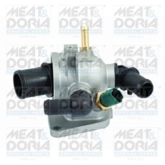 FIAT Термостат в корпусі з датчиком 88°C Doblo 1.3d 05-, Florino 1.3d 08-, Idea 1.3d, Opel Astra 1.3CDI Meat & Doria 92561