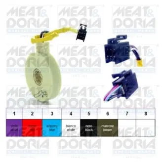 Датчик кута повороту керма FIAT PUNTO, PUNTO/HATCHBACK FORD USA ESCAPE 1.2-2.3 09.99-12.12 MEAT&DORIA 93051
