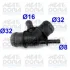 Фланець охолоджувальної рідини Bora,Golf,Shara,AUDI A3/TT,SEAT,SKODA Meat & Doria 93131 (фото 1)