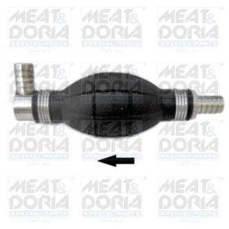 Насос ("груша") ручной подкачки топлива угловой/прямой d=12mm/d=12mm Meat & Doria 9592