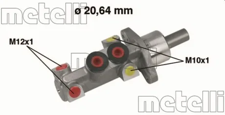 Циліндр гальмівний головний Metelli 05-0388